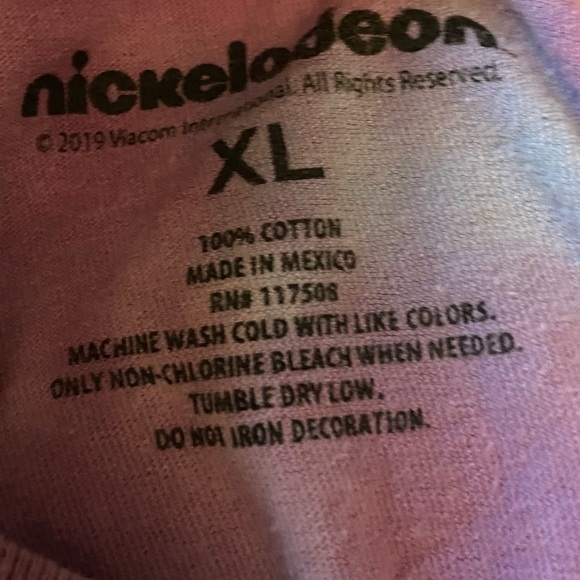 NICKELODEON RUGRATS PURPLE TIE DYE T-SHIRT SZ XL RARE - Picture 7 of 8